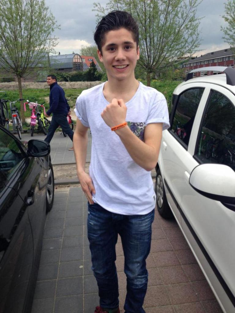 Nils Käller van Mainstreet met bandje tegen pesten: Ik STOP pesten nu! www.stoppestennu.nl