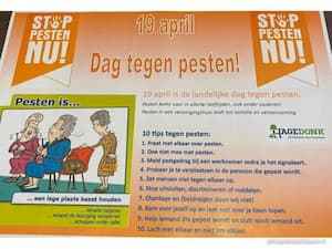 Hagedonk Pesten Landelijke Dag tegen Pesten Stop Pesten Nu.placemats
