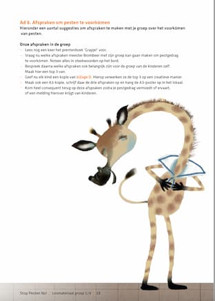 Giraf - lesmateriaal Prentenboek Grapje - Ziva - Week tegen Pesten