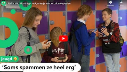 Spammen in appgroep Jeugdjournaal