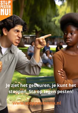 Poster Je ziet het gebeuren Je kunt het stoppen