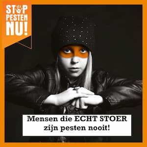 Mensen die echt stoer zijn pesten NOOIT!