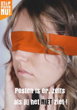 Poster MBO Pesten is er zelfs als jij het niet ziet