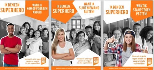 Ik ben een superhero Stop Pesten Nu Held  | Week tegen Pesten