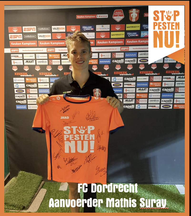 FC Dordrecht Aanvoerder Mathis Suray
