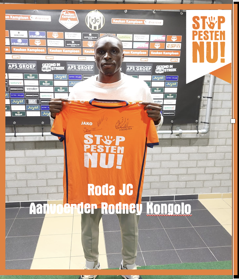 Roda JC Aanvoerder Rodney Kongolo