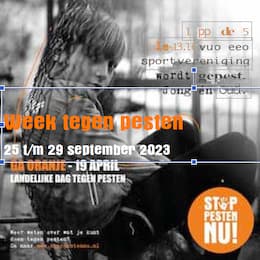 Poster Week tegen Pesten 2023 - 25 t/m 29 september