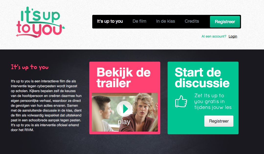 Digitale gratis les over online pesten It's up to you