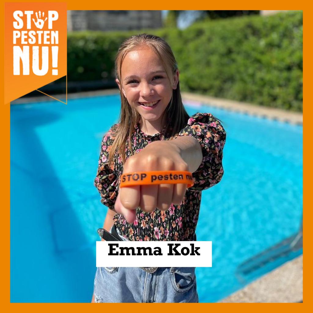 Emma Kok zegt Ik STOP pesten nu