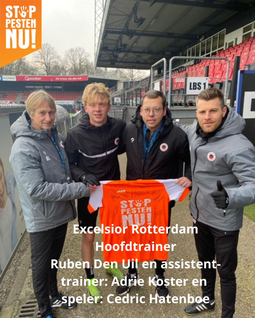 Excelsior Rotterdam zegt Stop Pesten Nu