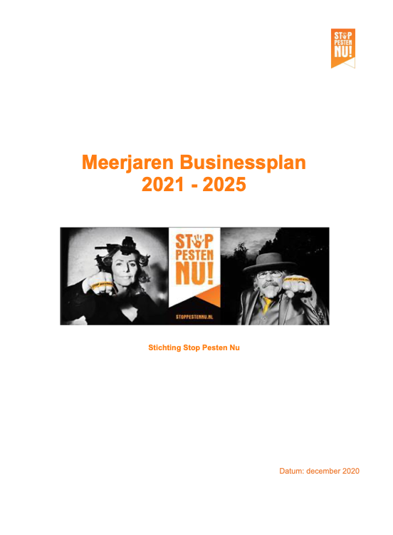 Meerjaren Businessplan 2021 - 2025
