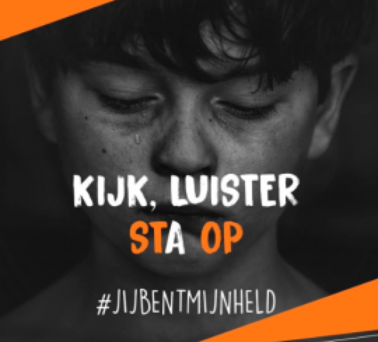 Kijk, luister, sta op tegen pesten. Wees een Stop Pesten Nu Held