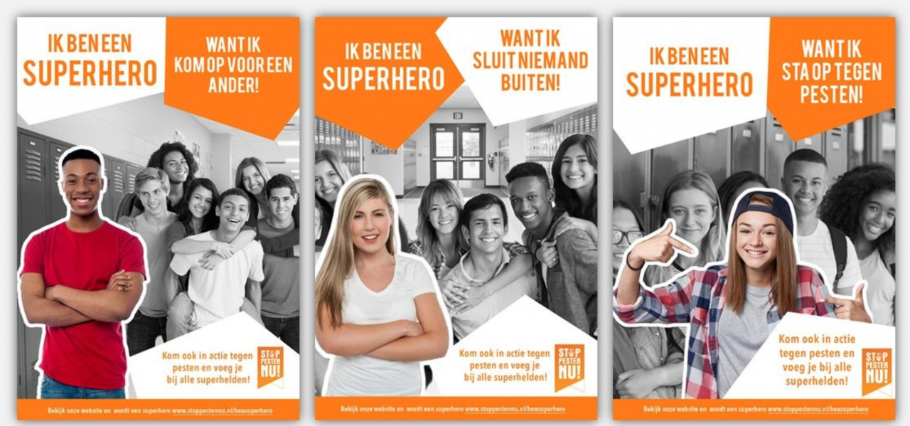 Ik ben een superhero Stop Pesten Nu Held