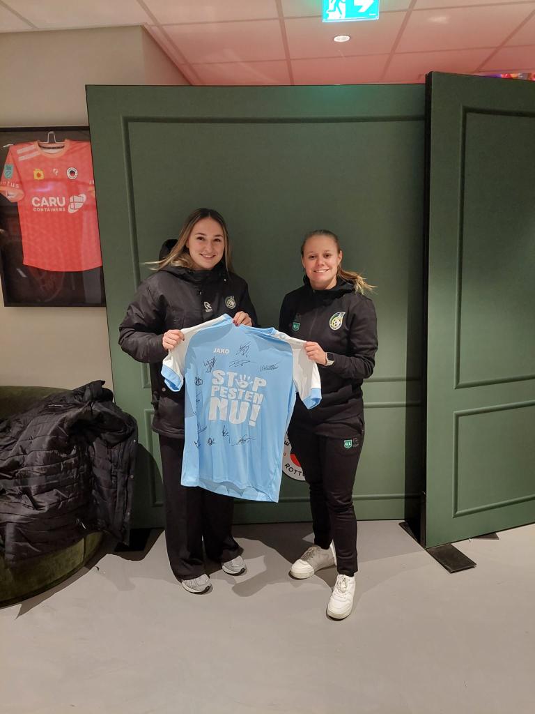 Vrouwen Eredivisie Fortuna Sittard Hoofdtrainer Glenda van Lieshout en Aanvoerder Moïsa van Koot